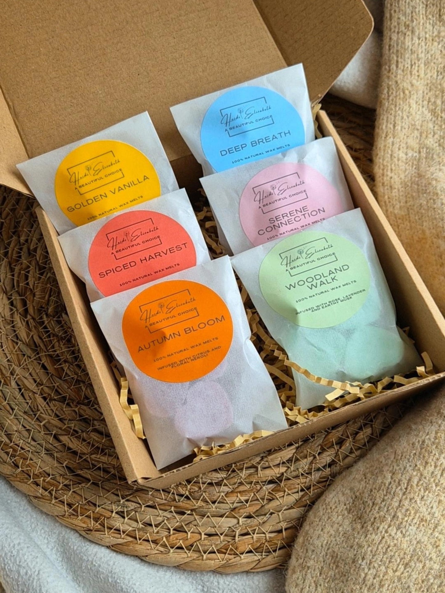 Natural Wax Melt Sample Box